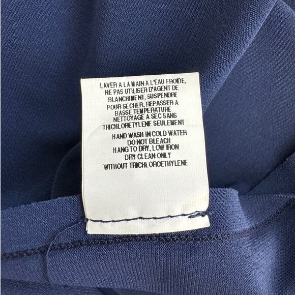 IRIS SETLAKWE Dress Womens Medium Navy Blue Career Modern Classic Minimalist - Picture 11 of 11